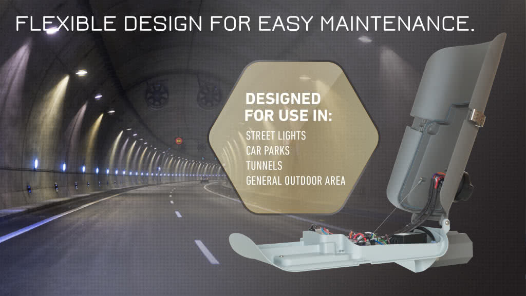 Public area LED street lighting