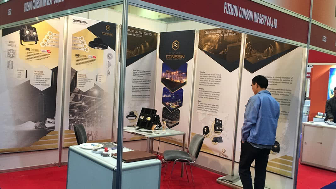 Conssin Lighting stand at Electricx-Egypt 2017